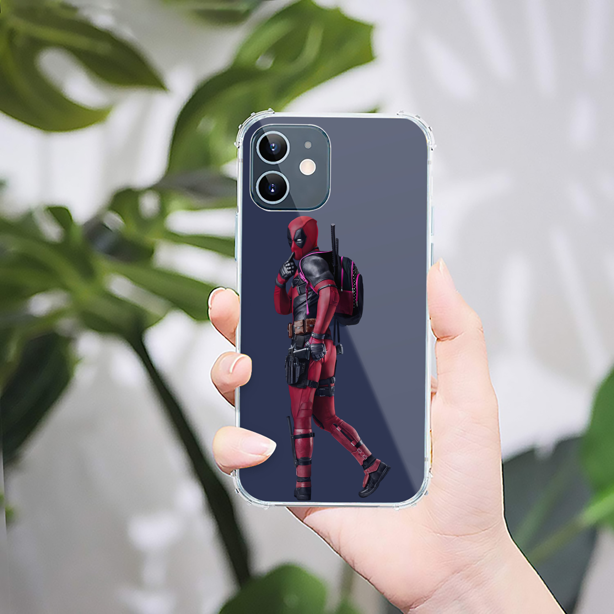 （画像用） Deadpool デッドプール 【iPhone 12シリーズ対応】透明スマホケース（クリアソフトケース）